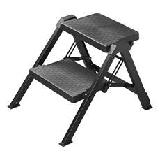 PROPLUS Camping Sammenleggbart Fottrinn Deluxe, svart